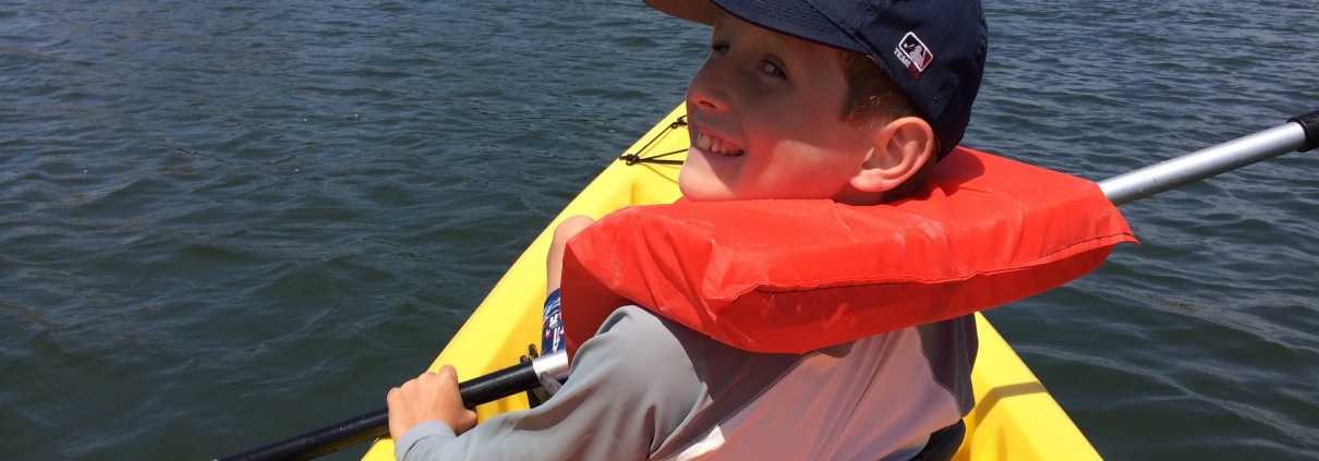 Kayaking is just one of the fun things kids can do at summer camp.